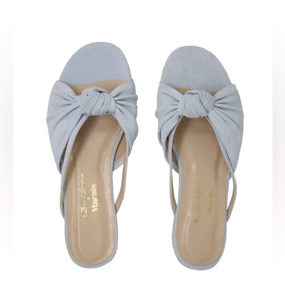 BRAND NEW!!! RARE FL&L Suede Slide Sandals!!